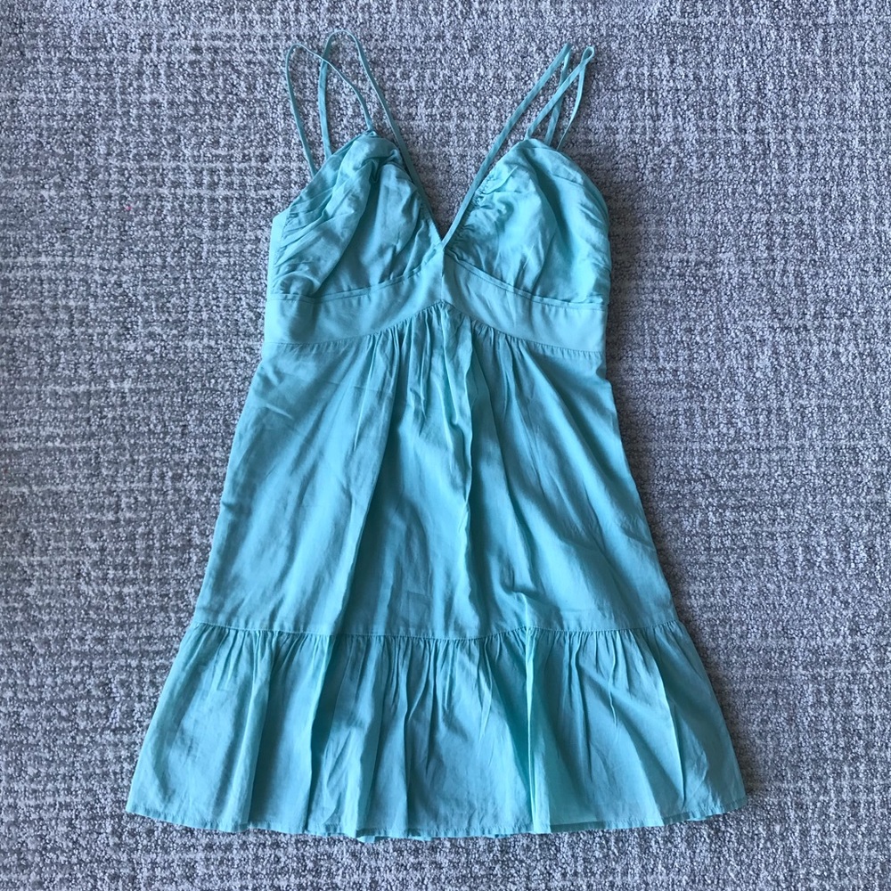 NWOT Free People Light Blue Babydoll Tunic Top XS